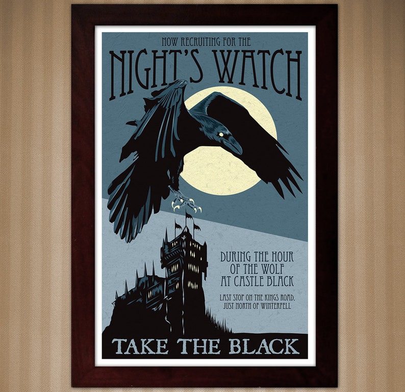 Night Watch Recruitment Poster  Game of Thrones image 0