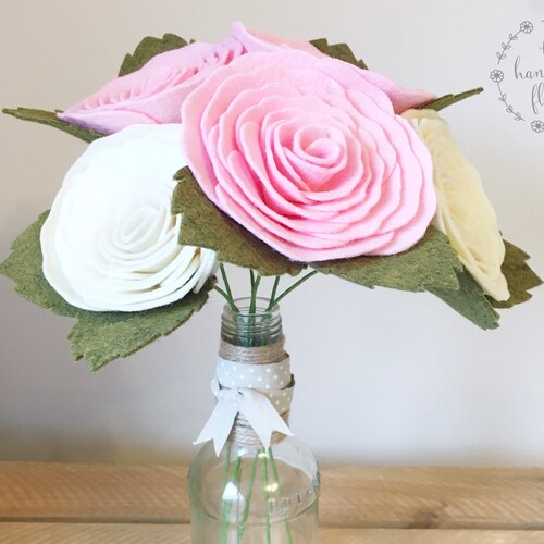 Felt Flower Garden no.16 PDF Pattern Etsy