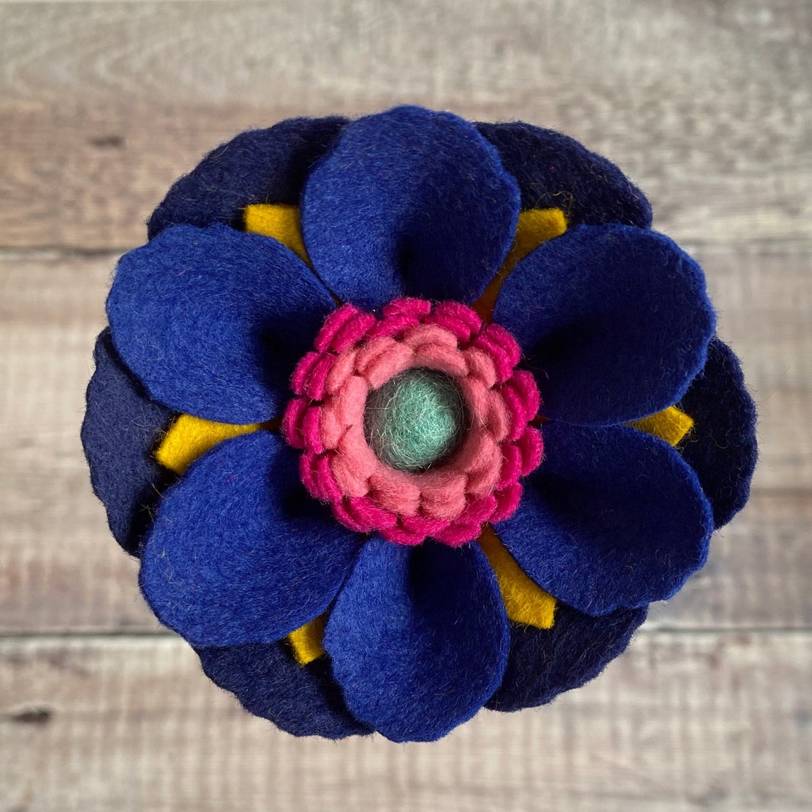 Felt Flower Craft Kit Video Tutorial DIY Felt Flowers Etsy