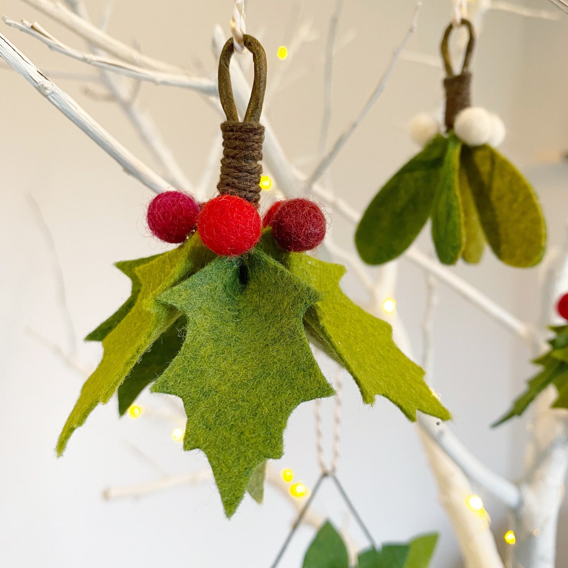 Christmas Tree Felt Decorations Tutorial PDF Download With Etsy UK