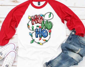 Holiday Ladies T-Shirt  Festive Christmas Top  Plus Size  Womans Clothing