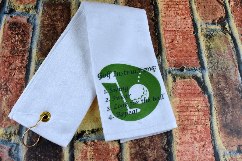 Golf Towel Gift for Golfer Scrubber Golf Towel Funny Etsy