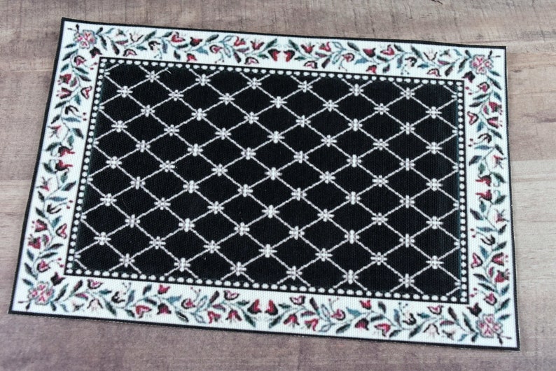Miniature Rug Dollhouse Rug Dollhouse Accessories Etsy