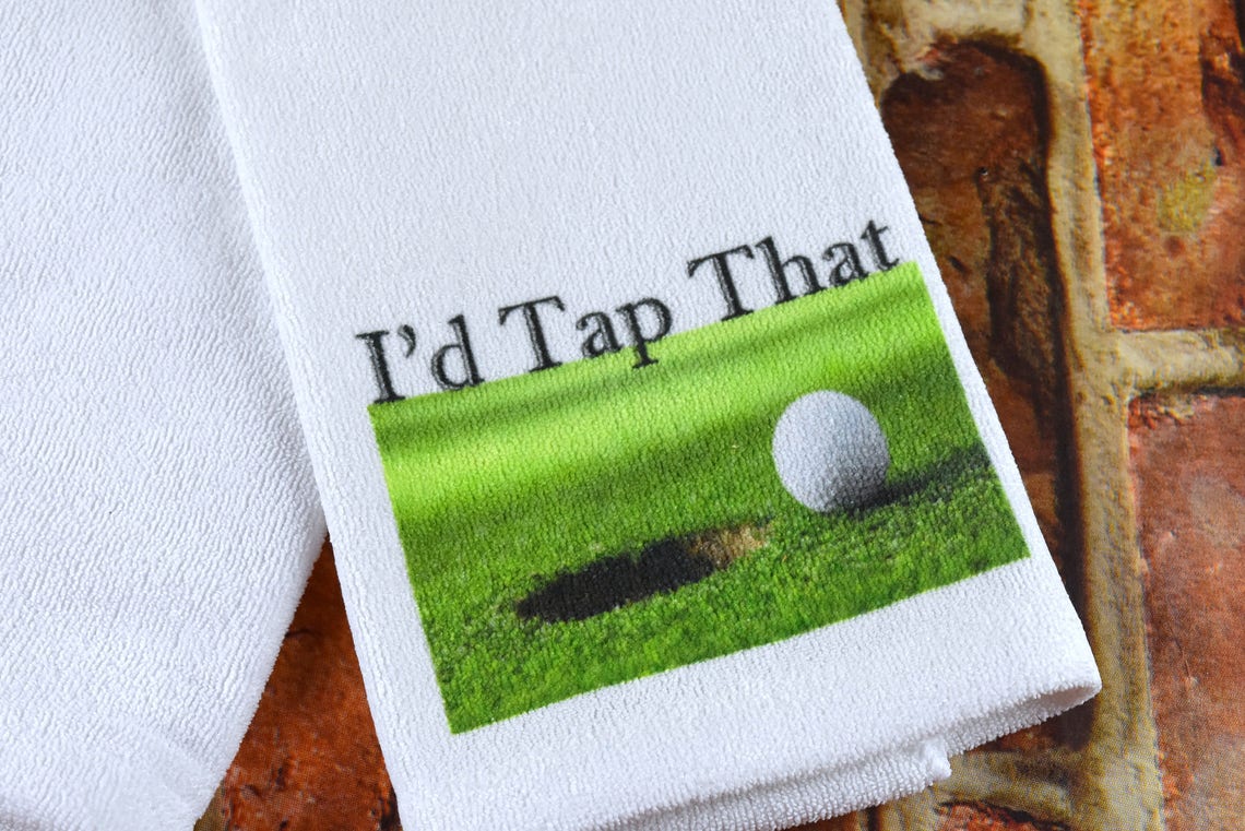 Funny Golf Towel Golf Towel Gift for Golfer Scrubber Etsy