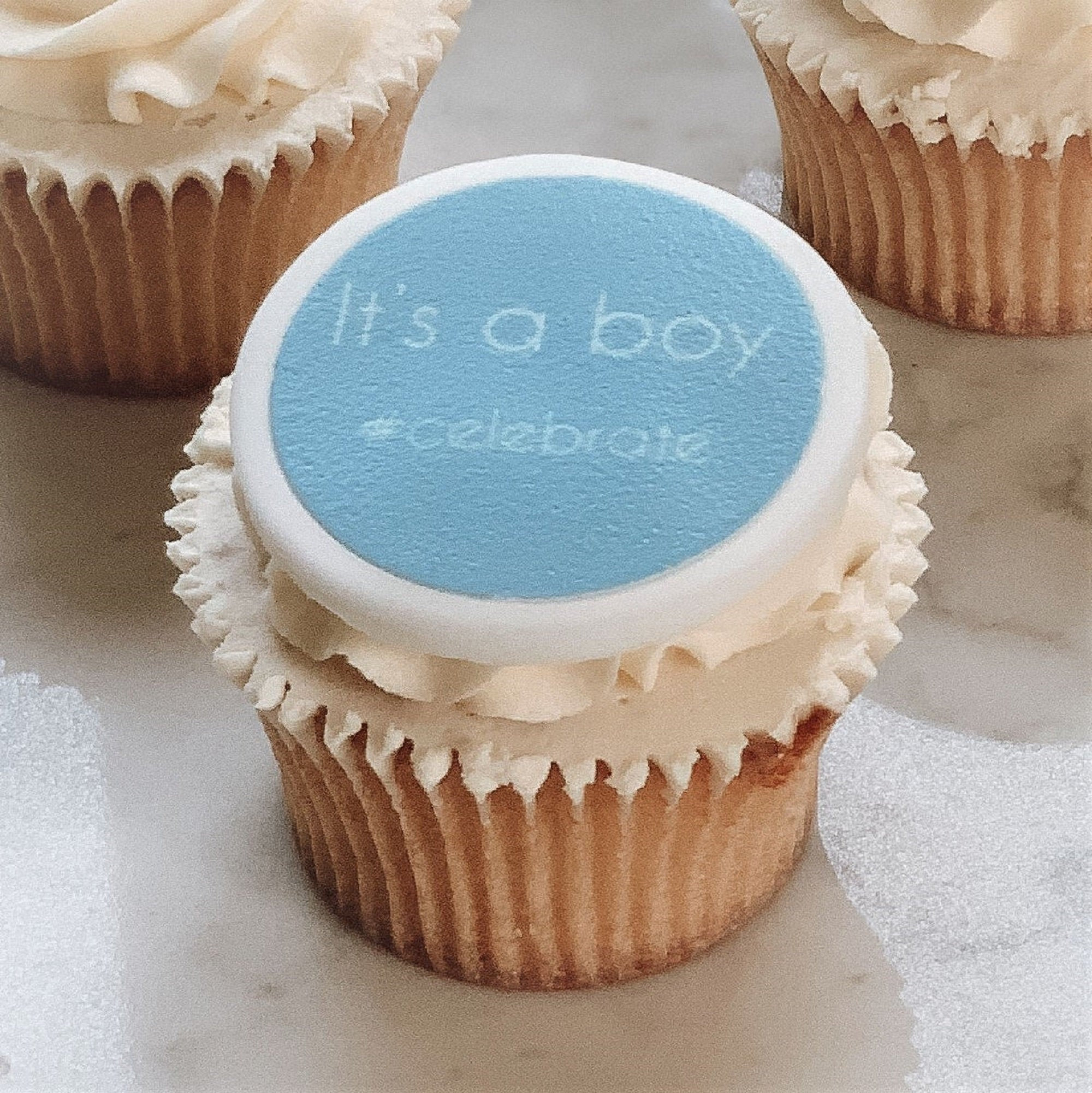 It's a Boy Cupcake Toppers. Cupcake Decorations. New Baby Etsy UK