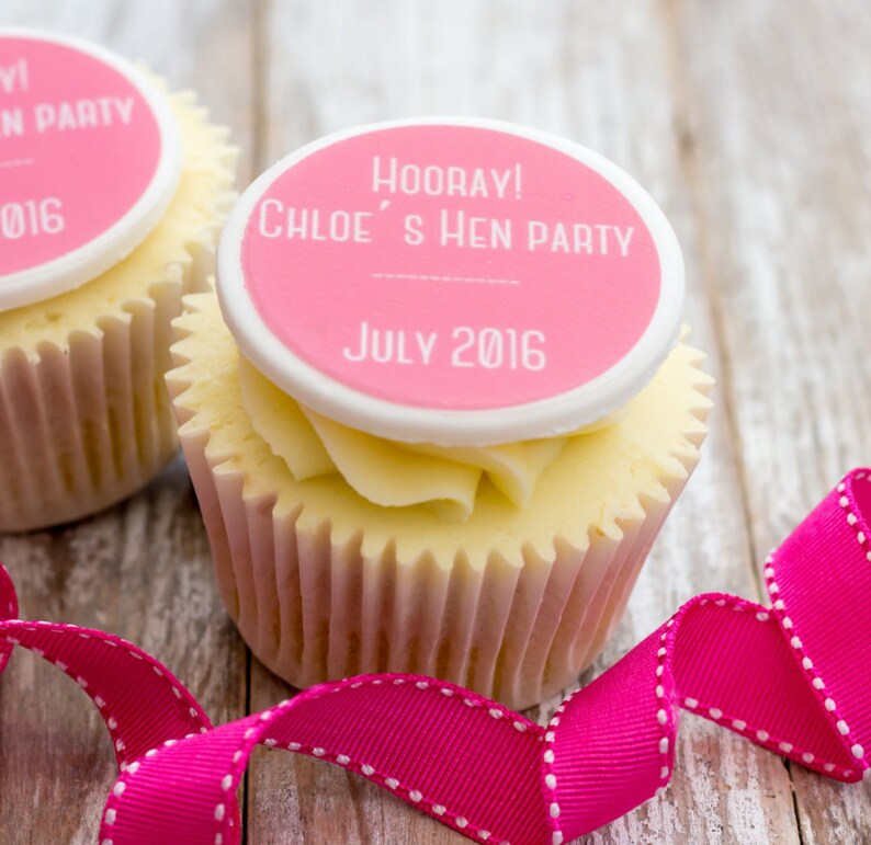 Hen Party Cupcake Toppers. Bachelorette Party. Cupcake Etsy Singapore