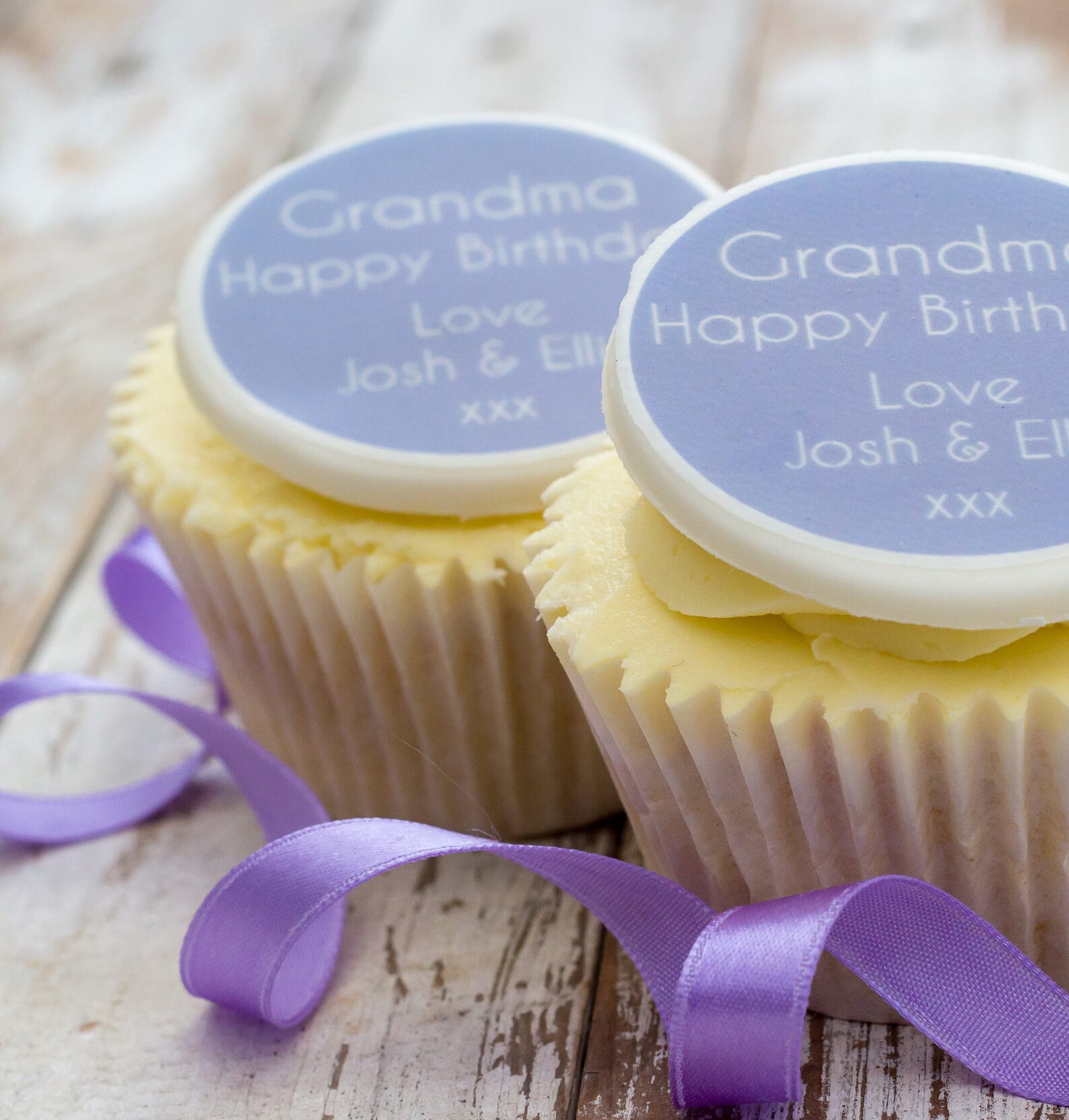 Grandma Birthday Cupcake Toppers. Grandma Gift. Granny Cake Etsy