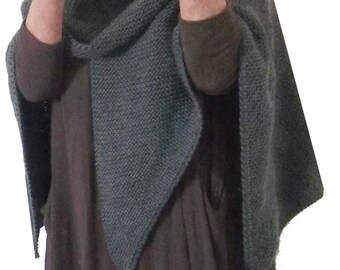 Aran Shawl. Digital PDF Knitting Pattern.