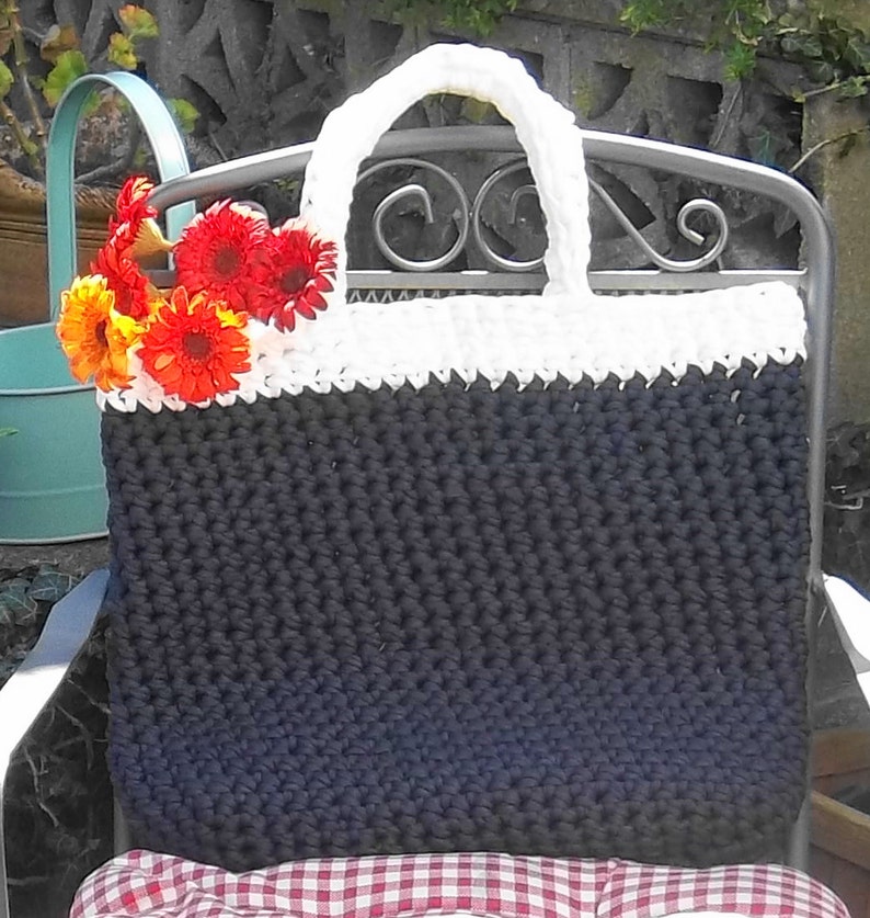 Crochet Tote Bag. PDF Crochet Pattern image 1