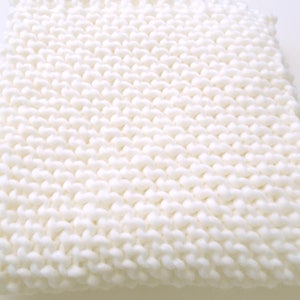 Baby Blanket Knitting Pattern. Super Chunky Yarn. PDF Knitting Pattern. image 3