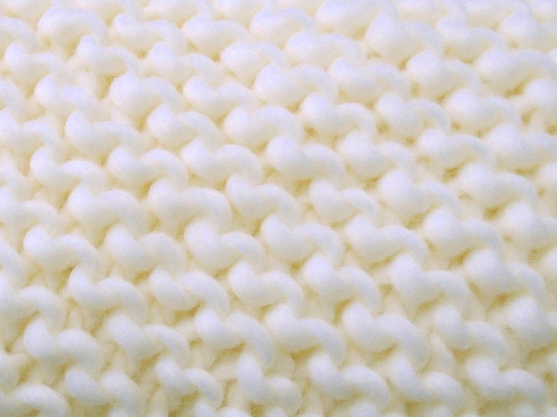 Baby Blanket Knitting Pattern. Super Chunky Yarn. PDF Knitting Pattern. image 5