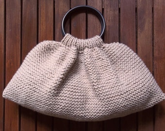 Craft Bag Knitting Pattern. PDF Knitting Pattern for Chunky Yarn.