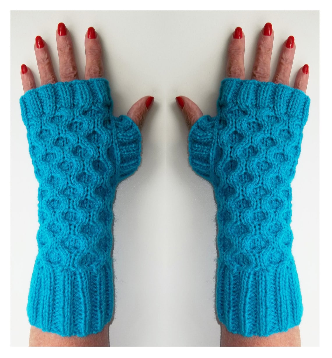 Wrist Warmers Fingerless Gloves. Knitting Pattern. PDF Etsy UK