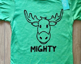 MIGHTY Moose-Block Printed Toddler T-Shirt