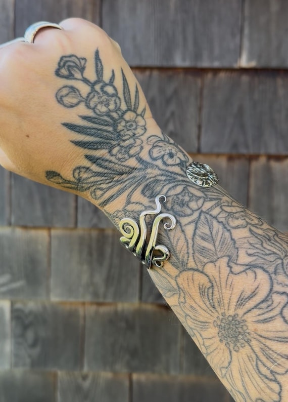 Made to Order, Sterling Silver Fork Cuff Bracelet