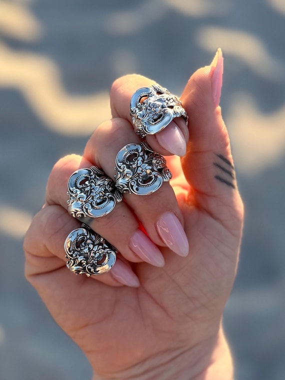 Sterling Silver Wallace Spoon Ring