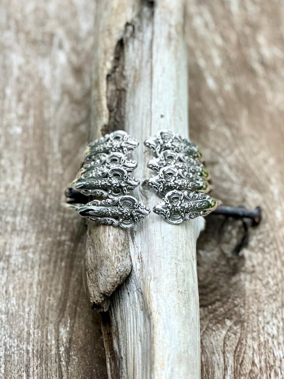 Sterling Silver Spoon Bangle Bracelet