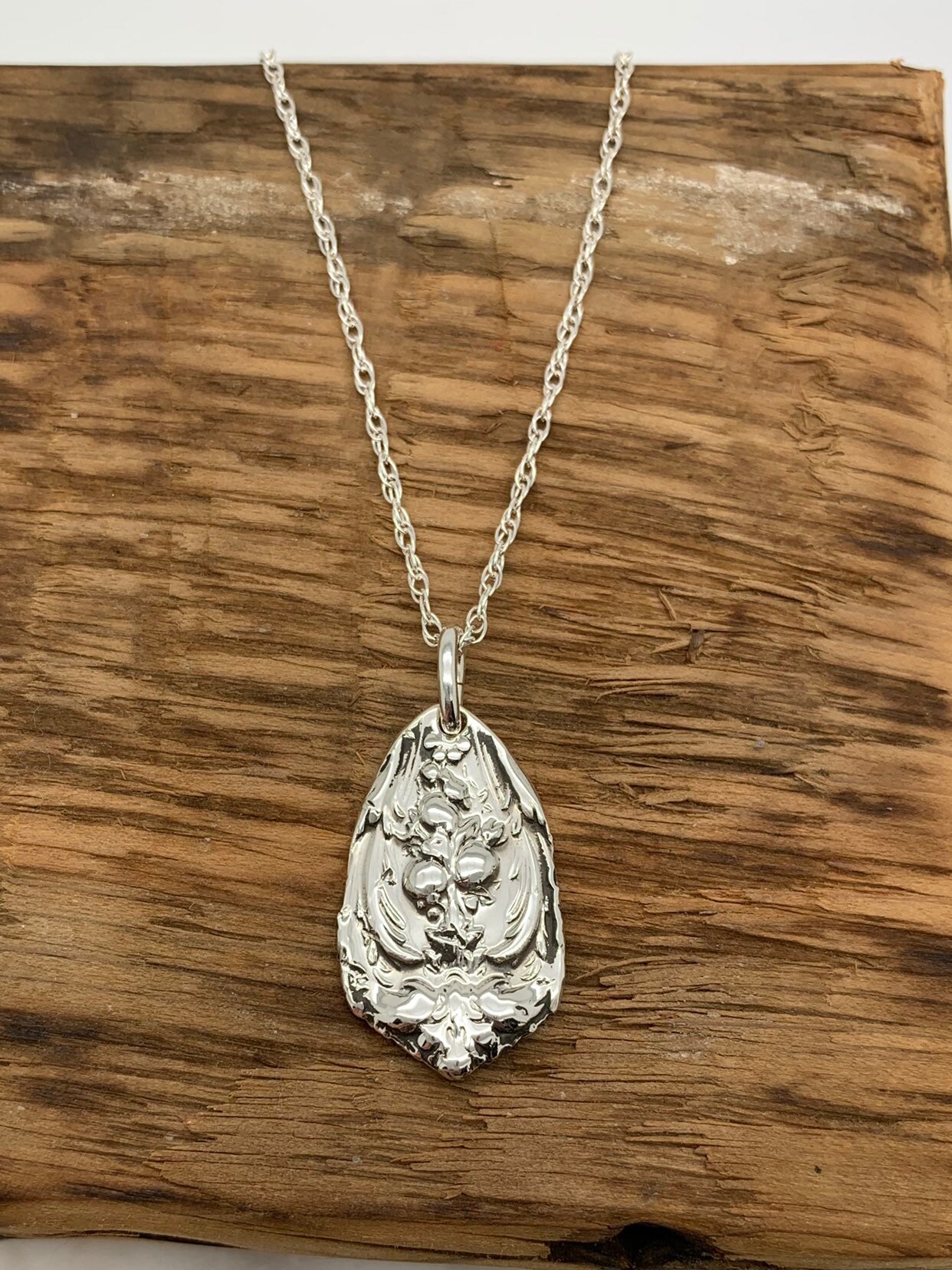 Sterling Silver spoon necklace