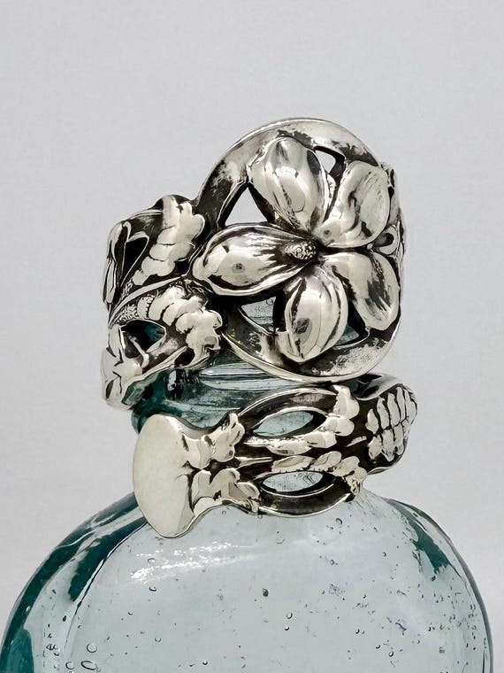 Vintage Sterling Silver Flower of the month