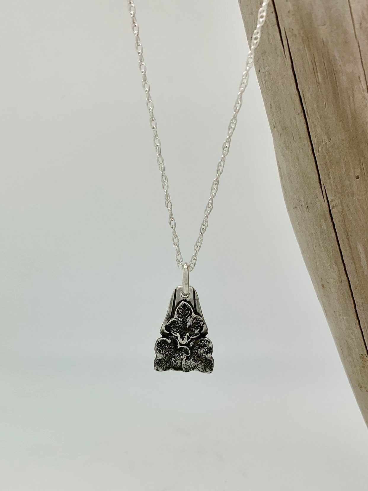 Small Sterling Silver spoon necklace