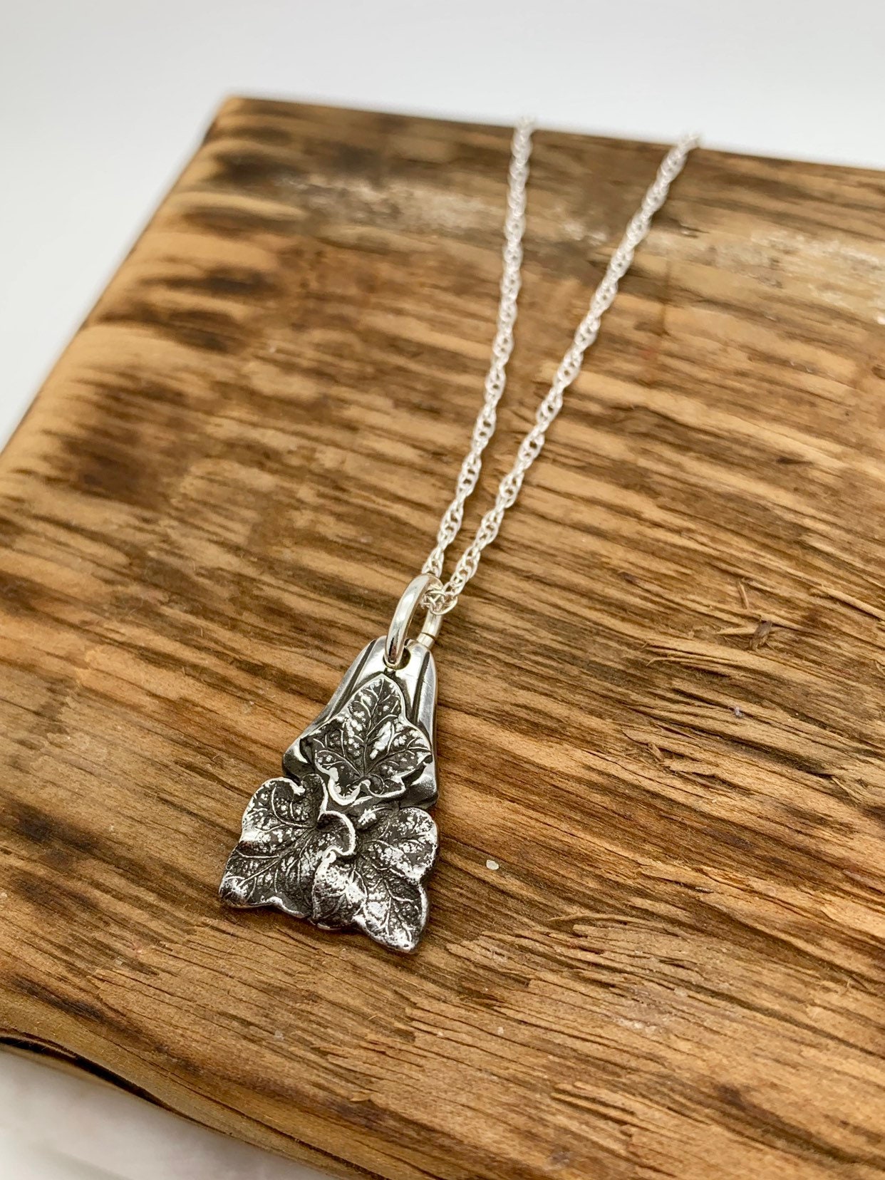 Small Sterling Silver spoon necklace