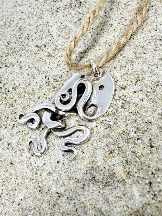 Sterling Silver Octupus Pendant