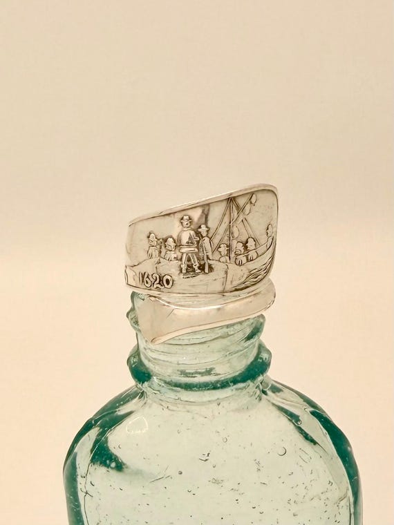 Vintage Sterling Silver Spoon Ring