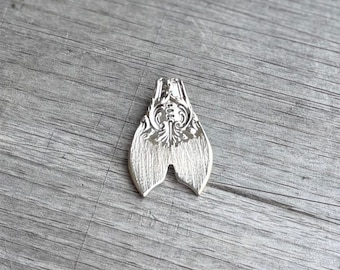Sterling Spoon Mermaid Tail Pendant