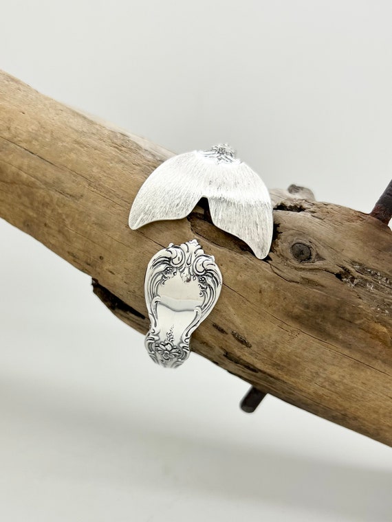 Towle Sterling Silver Mermaid Tail Spoon Cuff/Bangle Bracelet