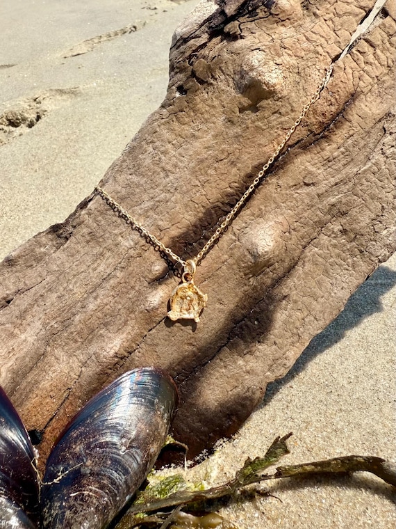 Ocean-Kissed Sterling Silver Drip Charm, 18KT Gold Vermeil