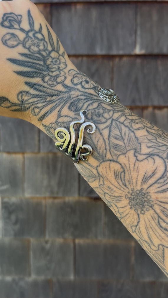 Made to Order, Sterling Silver Fork Cuff Bracelet