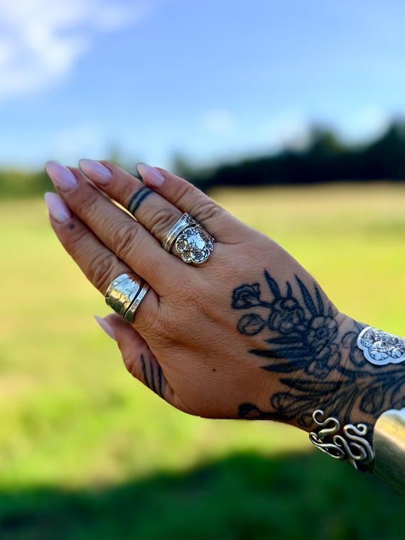 Buttercup Vintage Sterling Silver Gorham Spoon Ring
