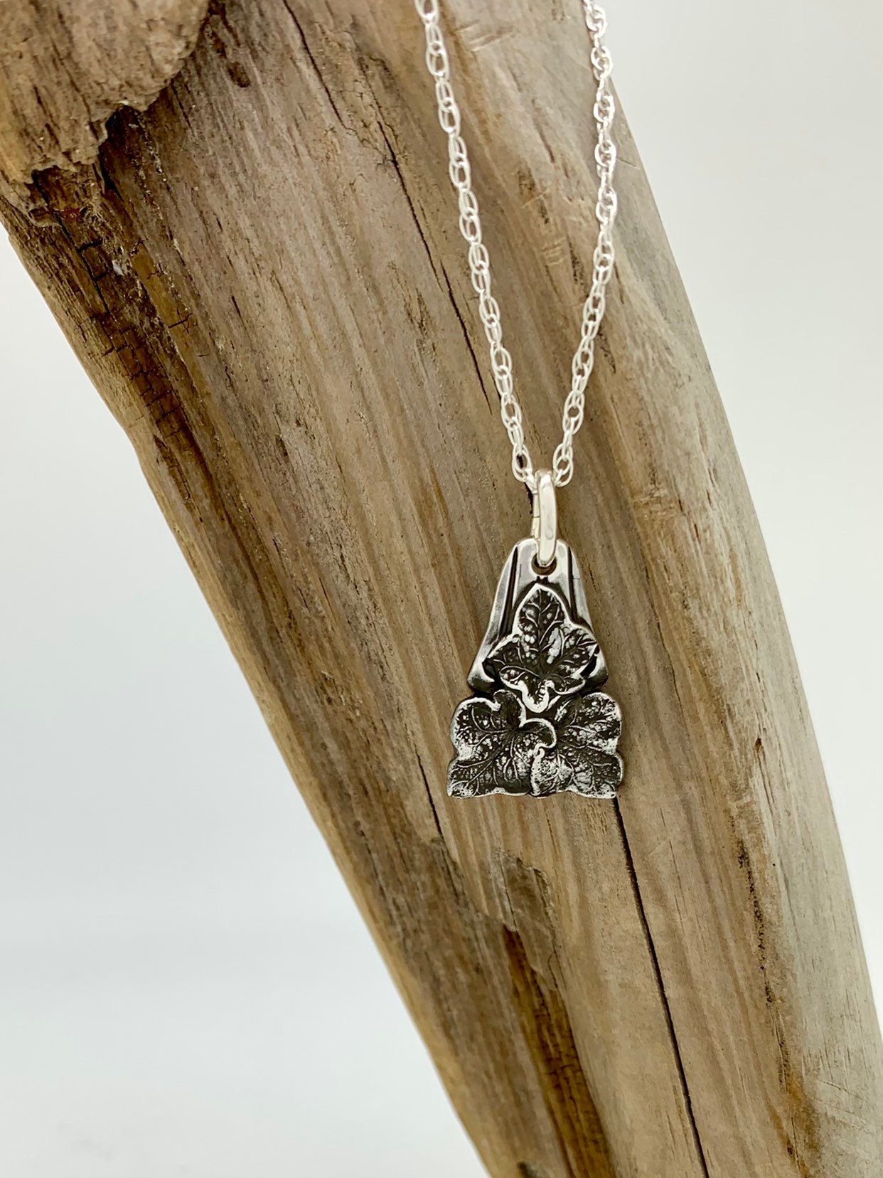 Small Sterling Silver spoon necklace
