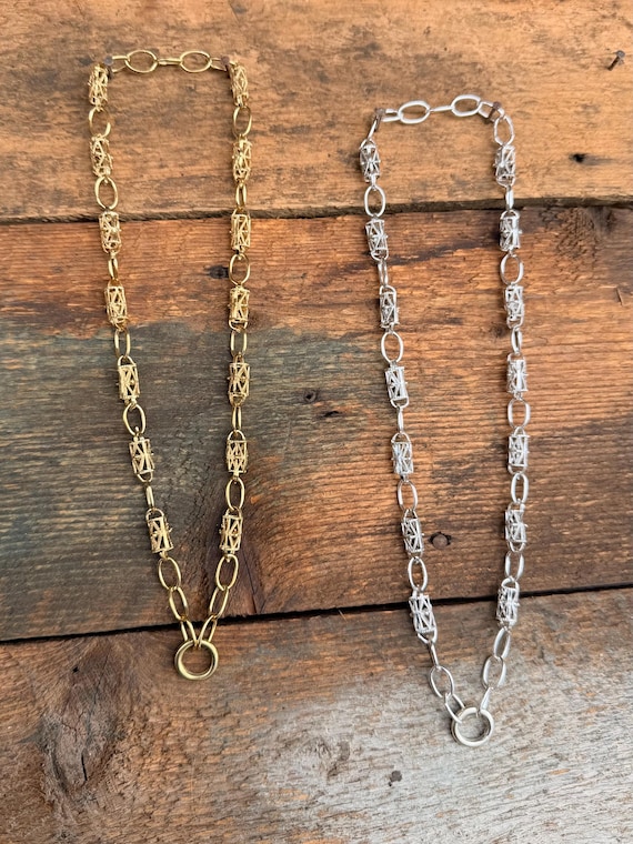 Handmade Chain, 18KT Gold Vermeil, Sterling Silver