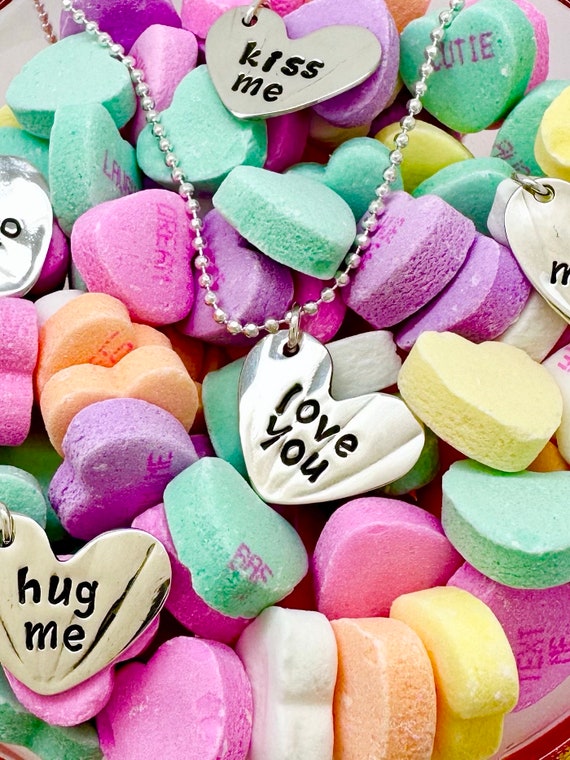 Valentines Day, xoxo, be mine, heart. i love you, kiss me, hug me, Conversation Hearts