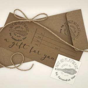 Not So Flatware の郵送可能なギフト券