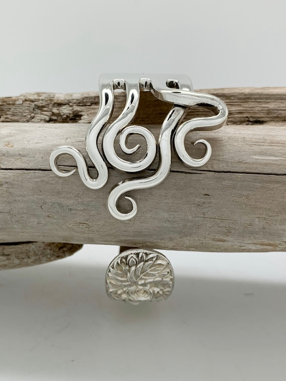 Made to Order, Sterling Silver Fork Cuff Bracelet