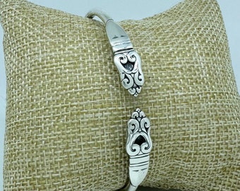 Sterling Silver Spoon Bangle Bracelet