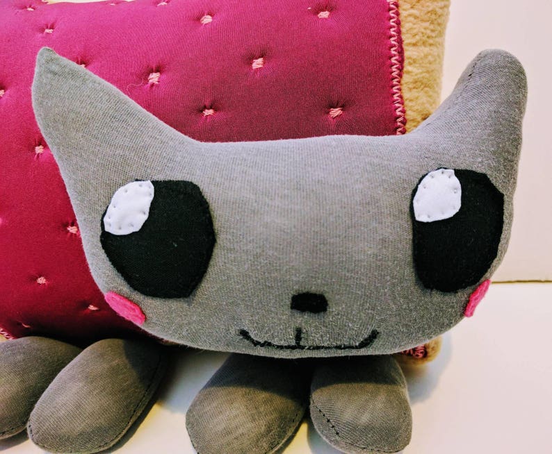 Nyancat Inspired plush nyan cat plushie toy for kids Etsy