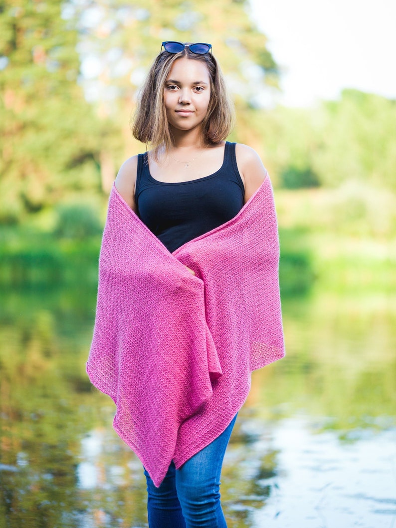 pale pink shawl wrap