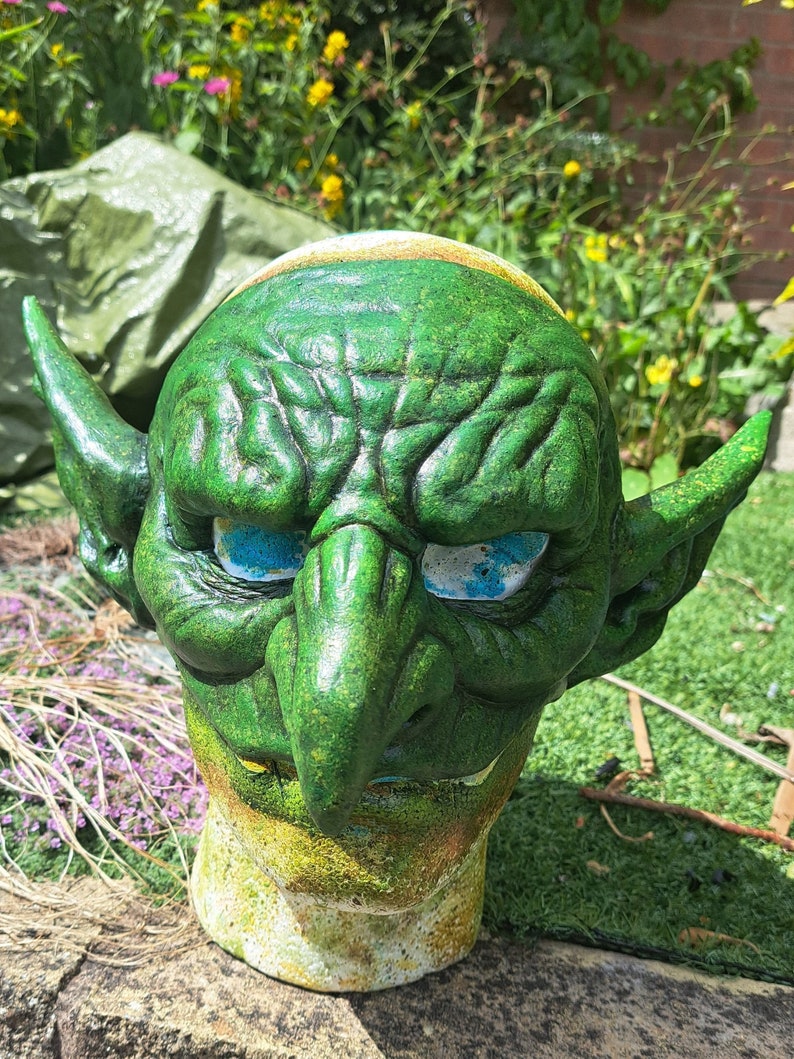 Goblin mask hook nose, various colours available. forest green