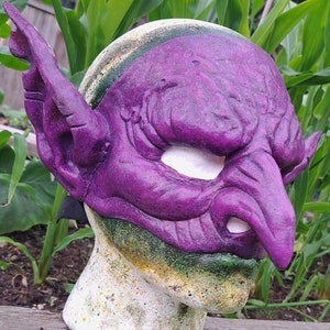 Goblin mask hook nose, various colours available. Purple