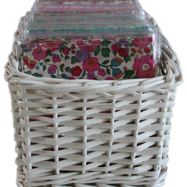 Special offer 10 x handmade ladies handkerchiefs hankies in Liberty Tana lawn of your choice