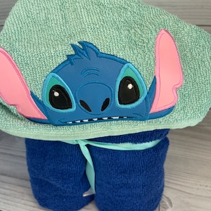 Stitch hooded towel gift, Lilo and Stitch