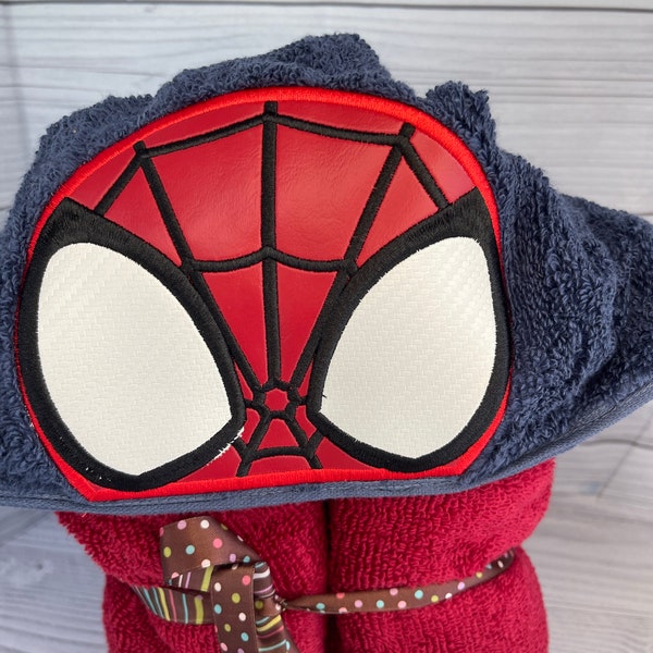 Spider Man Hooded towel, towel for kids, birthday gift