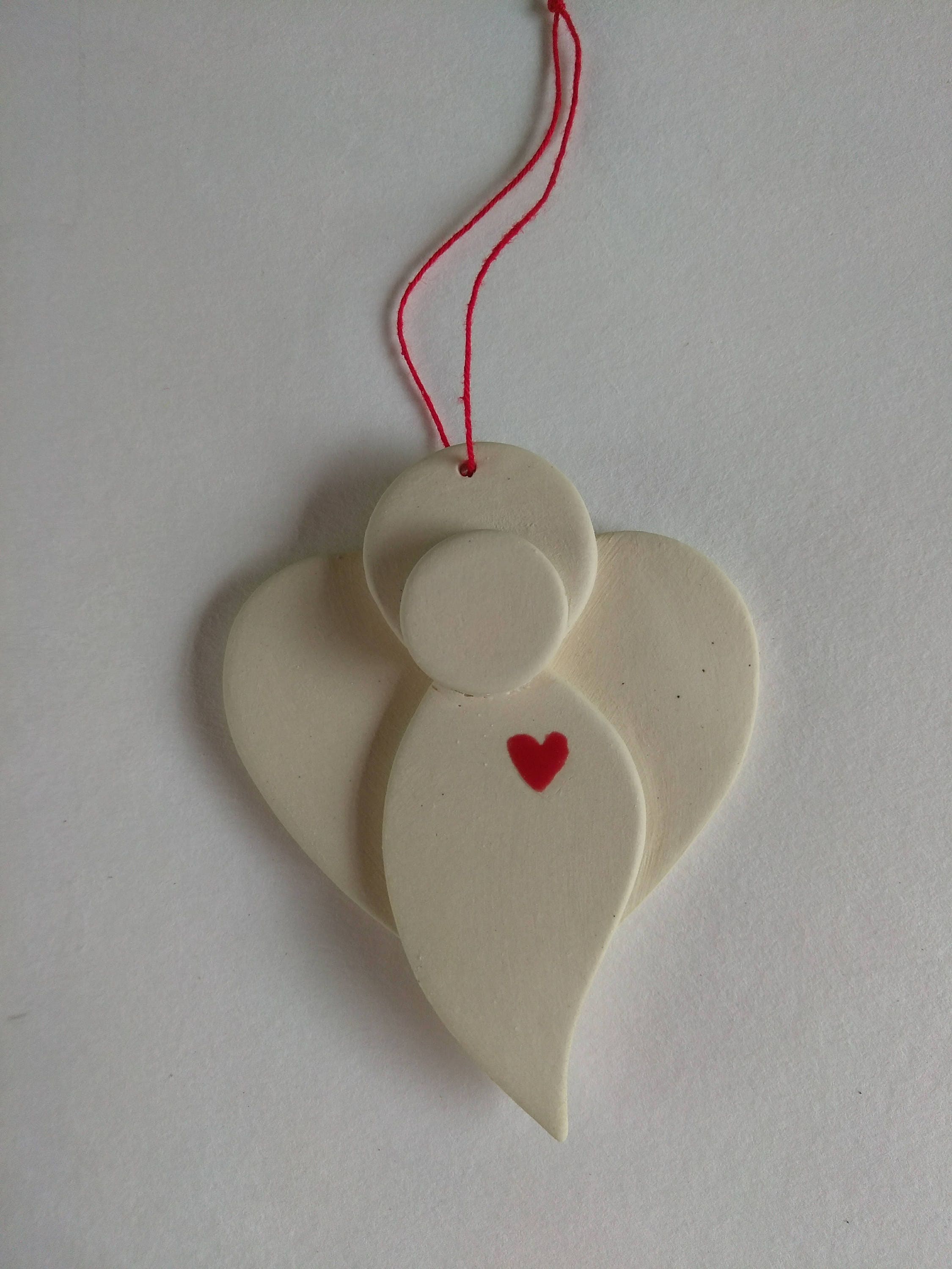 Colorful angel ornament
