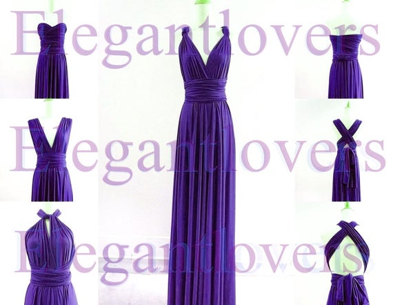 light purple wrap dress