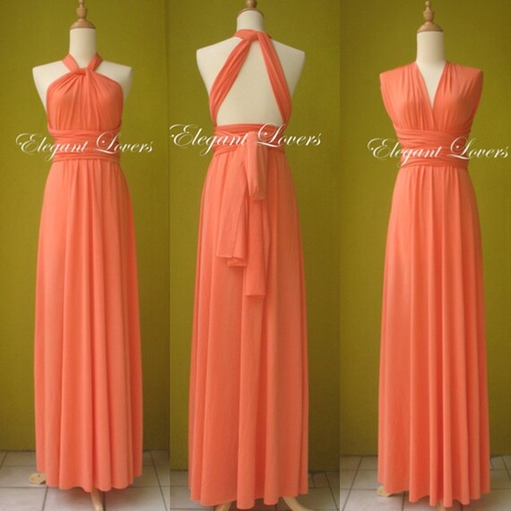 classy orange dresses