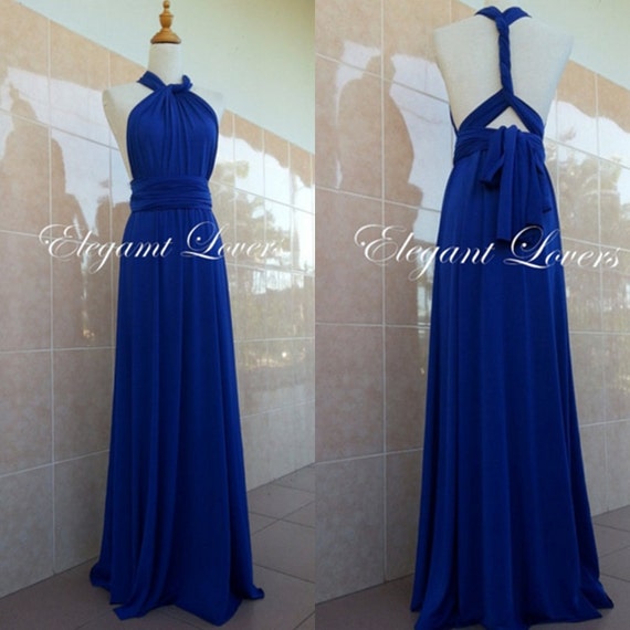 infinity dress blue