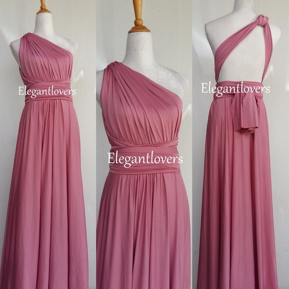 infinity dress dusty pink